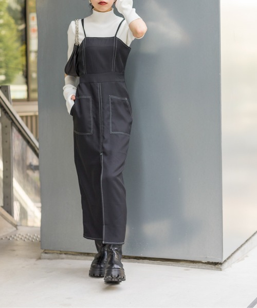 jun mikami リブ ニット ワンピース jun mikami リブ ニット