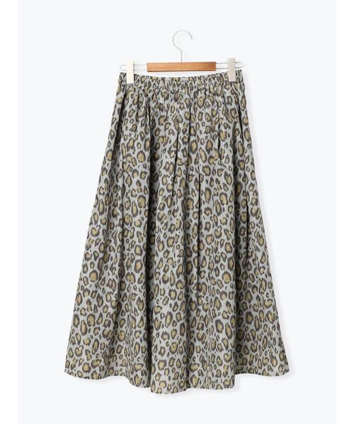 Te chichi(テチチ)の「タフタチェック/レオパードプリントスカート(スカート・レディース・カーキ/ブラウン/グレー・フリ-)」の18枚目の写真