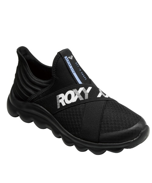 ROXY(ロキシー)の「ON THE MOVE 4/ロキシーゴムバンドスニーカー(スニーカー・レディース・ホワイト/ブラック/ブラック×ブラック・23cm/23.5cm/24cm/24.5cm/25cm)」の3枚目の写真