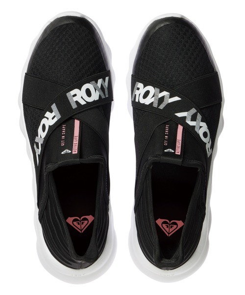 ROXY(ロキシー)の「ON THE MOVE 4/ロキシーゴムバンドスニーカー(スニーカー・レディース・ホワイト/ブラック/ブラック×ブラック・23cm/23.5cm/24cm/24.5cm/25cm)」の8枚目の写真