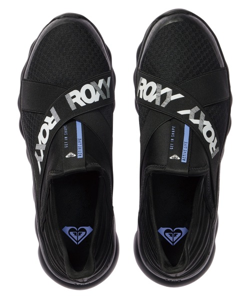 ROXY(ロキシー)の「ON THE MOVE 4/ロキシーゴムバンドスニーカー(スニーカー・レディース・ホワイト/ブラック/ブラック×ブラック・23cm/23.5cm/24cm/24.5cm/25cm)」の12枚目の写真