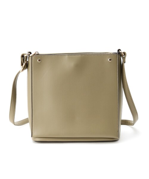 SHOO・LA・RUE(シューラルー)の「◆シンプルでどんなコーデにもマッチしてくれる!ショルダーバッグ(ショルダーバッグ・レディース・グレー/ブラック/カーキ・00)」の4枚目の写真