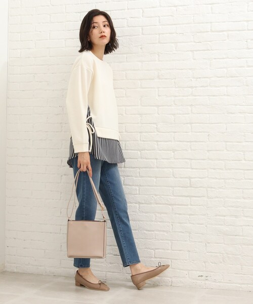 SHOO・LA・RUE(シューラルー)の「◆シンプルでどんなコーデにもマッチしてくれる!ショルダーバッグ(ショルダーバッグ・レディース・グレー/ブラック/カーキ・00)」の16枚目の写真