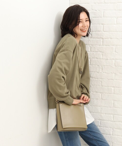 SHOO・LA・RUE(シューラルー)の「◆シンプルでどんなコーデにもマッチしてくれる!ショルダーバッグ(ショルダーバッグ・レディース・グレー/ブラック/カーキ・00)」の19枚目の写真