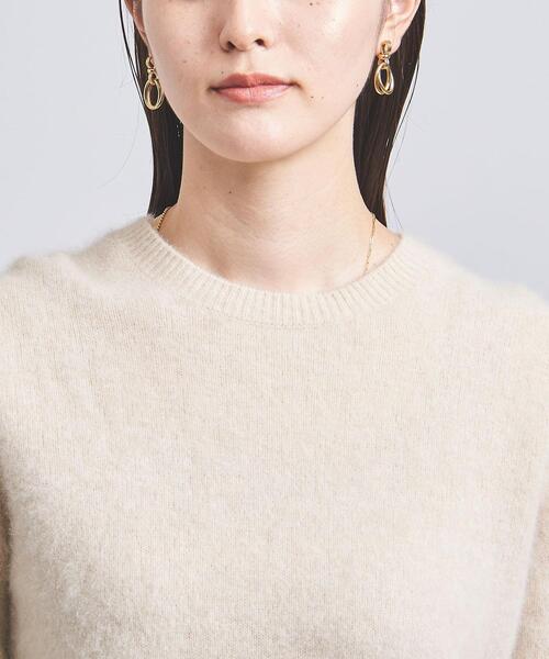 UNITED ARROWS（ユナイテッドアローズ）の「RCN クルーネック ニット（ニット/セーター・レディース・ケリー/ベージュ/ブラック・FREE）」の11枚目の写真