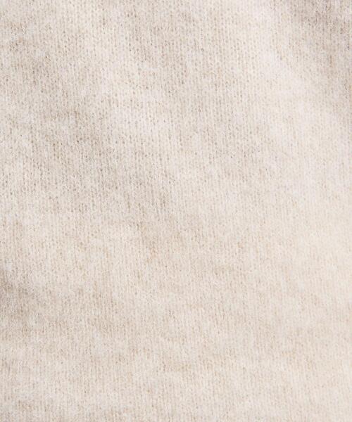 UNITED ARROWS（ユナイテッドアローズ）の「RCN クルーネック ニット（ニット/セーター・レディース・ケリー/ベージュ/ブラック・FREE）」の4枚目の写真