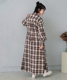 Crisp | チェックロングワンピース(ワンピース)