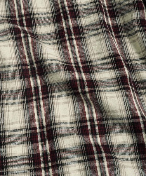 Crisp（クリスプ）の「チェックロングワンピース（ワンピース・レディース・ワイン/ネイビー・FREE）」の14枚目の写真