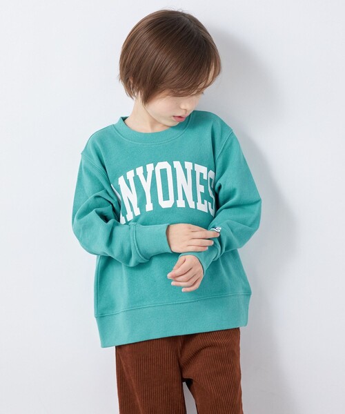 Champion(チャンピオン)の「【SHIPS any別注】Champion: エニィ プリント スウェット<KIDS>◇(スウェット・キッズ・グレー/ヘザーグレー/ケリー/ネイビー/ワイン・110/120/130/140)」の4枚目の写真