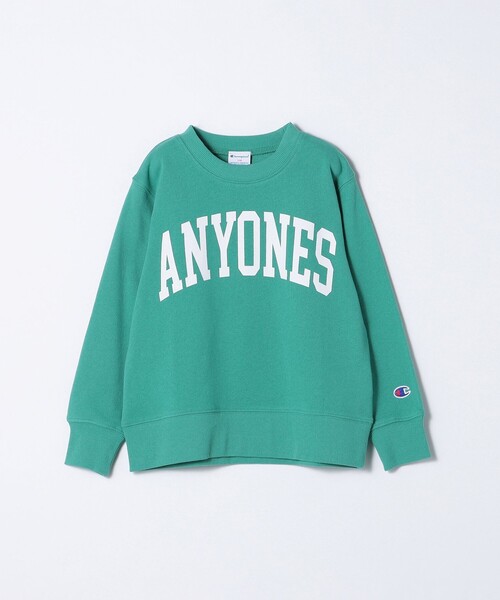 Champion(チャンピオン)の「【SHIPS any別注】Champion: エニィ プリント スウェット<KIDS>◇(スウェット・キッズ・グレー/ヘザーグレー/ケリー/ネイビー/ワイン・110/120/130/140)」の10枚目の写真