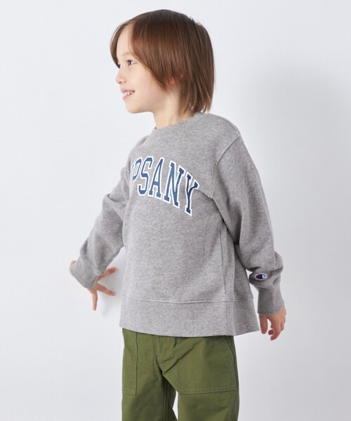 Champion(チャンピオン)の「【SHIPS any別注】Champion: エニィ プリント スウェット<KIDS>◇(スウェット・キッズ・グレー/ヘザーグレー/ケリー/ネイビー/ワイン・110/120/130/140)」の11枚目の写真