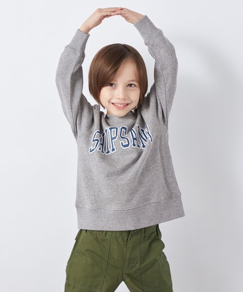 Champion(チャンピオン)の「【SHIPS any別注】Champion: エニィ プリント スウェット<KIDS>◇(スウェット・キッズ・グレー/ヘザーグレー/ケリー/ネイビー/ワイン・110/120/130/140)」の12枚目の写真