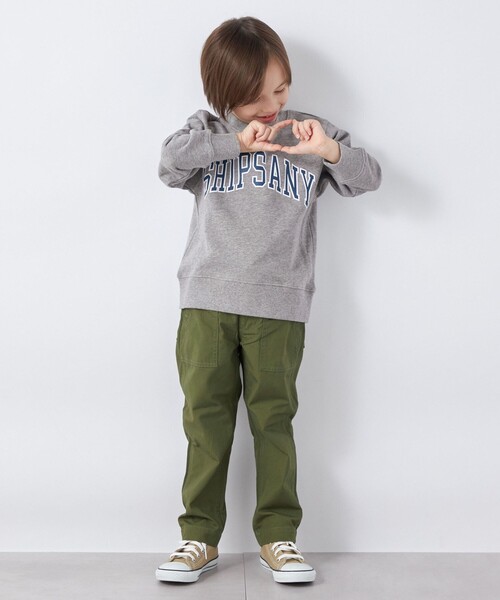 Champion(チャンピオン)の「【SHIPS any別注】Champion: エニィ プリント スウェット<KIDS>◇(スウェット・キッズ・グレー/ヘザーグレー/ケリー/ネイビー/ワイン・110/120/130/140)」の14枚目の写真