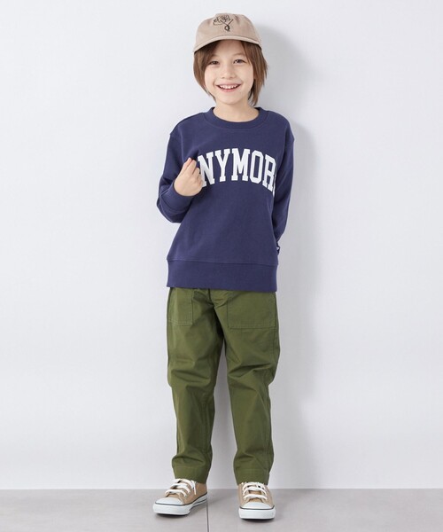 Champion(チャンピオン)の「【SHIPS any別注】Champion: エニィ プリント スウェット<KIDS>◇(スウェット・キッズ・グレー/ヘザーグレー/ケリー/ネイビー/ワイン・110/120/130/140)」の18枚目の写真