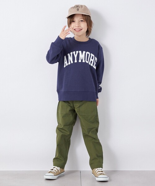 Champion(チャンピオン)の「【SHIPS any別注】Champion: エニィ プリント スウェット<KIDS>◇(スウェット・キッズ・グレー/ヘザーグレー/ケリー/ネイビー/ワイン・110/120/130/140)」の19枚目の写真