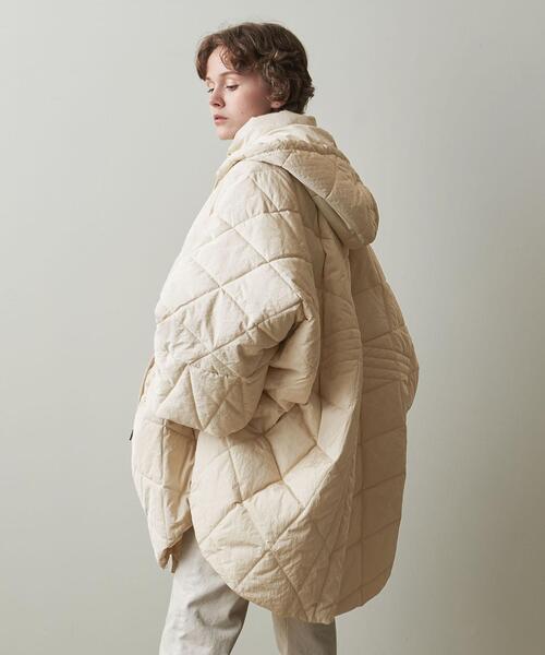 Steven Alan（スティーブンアラン）の「＜OOF WEAR＞PONCHO JACKET/ジャケット（ポンチョ・レディース・ブラウン/オフホワイト/ブラック・42）」の9枚目の写真