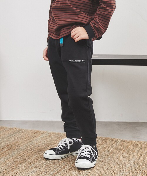 coen(コーエン)の「クライミングスウェットパンツ 22FW(スウェットパンツ・キッズ・ブラック/ライトグレー・110/130/120/100/150/140)」の2枚目の写真