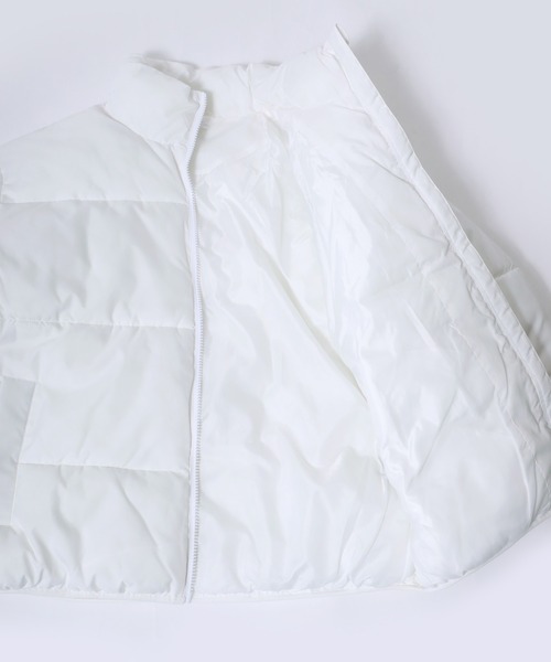 Salong hameu（サロン ハミュー）の「スタンドネック フェイクダウンジャケット メンズ レディース/中綿パデットジャケット/ショートペディン（ダウンジャケット/コート・メンズ・ブラック/ホワイト/グリーン/ベージュ/ホワイト系その他/ブラック系その他/ベージュ系その他/グリーン系その他・M/L/LL）」の16枚目の写真