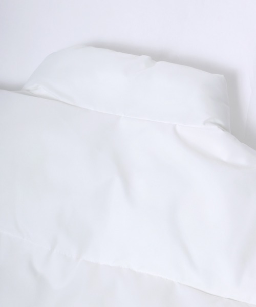 Salong hameu（サロン ハミュー）の「スタンドネック フェイクダウンジャケット メンズ レディース/中綿パデットジャケット/ショートペディン（ダウンジャケット/コート・メンズ・ブラック/ホワイト/グリーン/ベージュ/ホワイト系その他/ブラック系その他/ベージュ系その他/グリーン系その他・M/L/LL）」の10枚目の写真