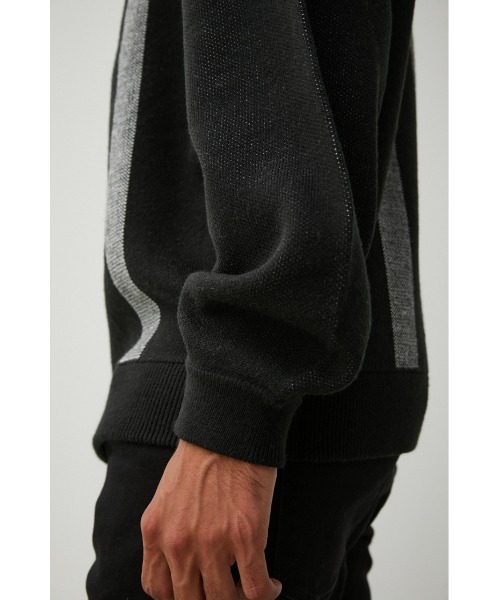 AZUL by moussy(アズールバイマウジー)の「BIG CHECK JACQUARD KNIT/ビッグチェックジャガードニット(ニット/セーター・メンズ・ホワイト系その他/ブラック系その他/ブラウン系その他・MEDIUM/LARGE)」の21枚目の写真