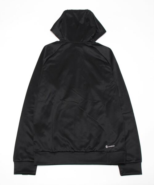 adidas(アディダス)の「AEROREADY ゲーム&ゴー スモールロゴ フルジップパーカー / アディダス(パーカー・メンズ・ブラック・LARGE/MEDIUM/X-LARGE/XX-LARGE/3XL/SMALL/X-SMALL)」の6枚目の写真