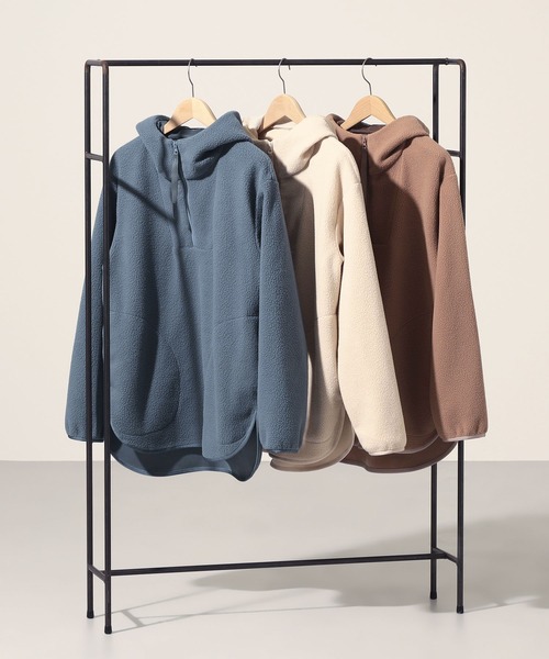 Chacott（チャコット）の「フーデットボアプルオーバー（カバーオール