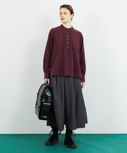 FRAPBOIS（フラボア）の「タックパンツ（その他パンツ・レディース・ブラック/グレー・1/0）」の15枚目の写真