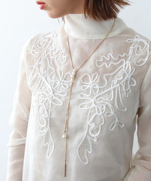 パールスライドネックレス【結婚式/入卒/フォーマル/デイリー】