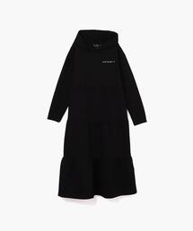WEB限定 WT77 ROBE ティアードフーディーワンピース