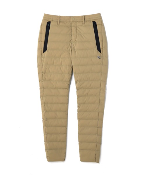 PEARLY GATES】ナイロンストレッチドビー 中綿キルティングパンツ