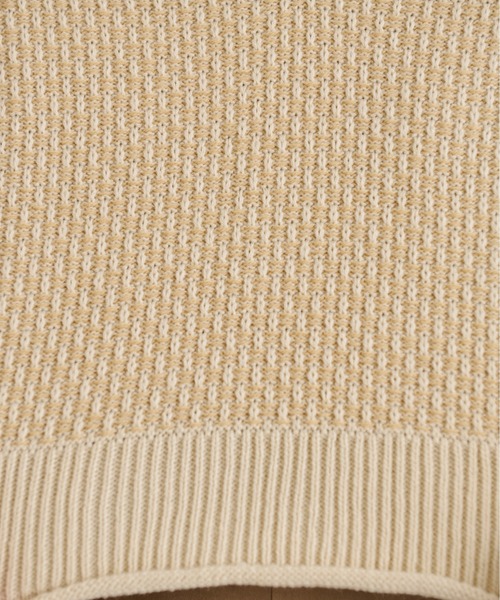 Ambre Neige(アンブルネージュ)の「ジャガードショート丈ニット/【WEB/EC限定商品】(ニット/セーター・レディース・アイボリー/マスタード/モカ・FREE)」の9枚目の写真