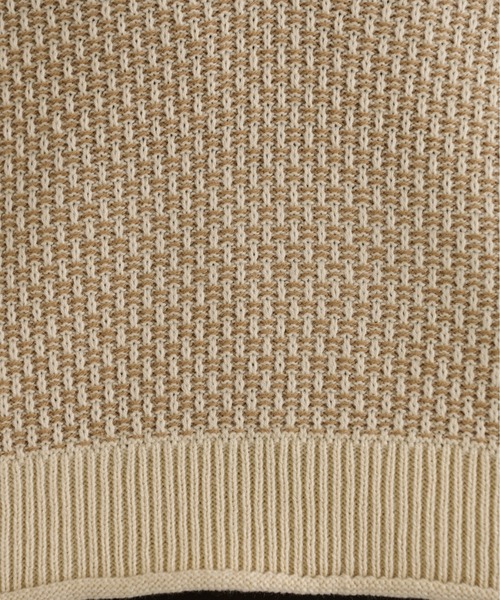Ambre Neige(アンブルネージュ)の「ジャガードショート丈ニット/【WEB/EC限定商品】(ニット/セーター・レディース・アイボリー/マスタード/モカ・FREE)」の12枚目の写真
