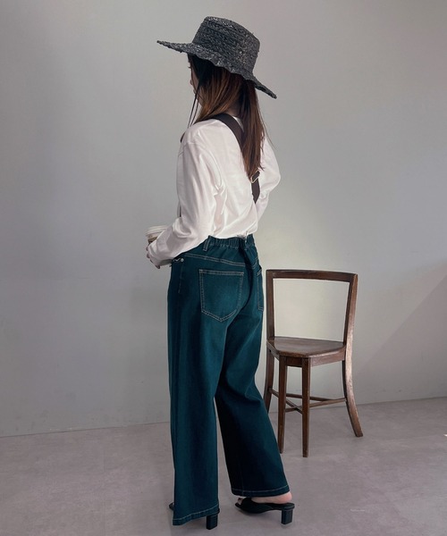 un dix cors（アンディコール）の「透かしなみなみハット（ハット・レディース・ブラック/ベージュ・FREE）」の6枚目の写真