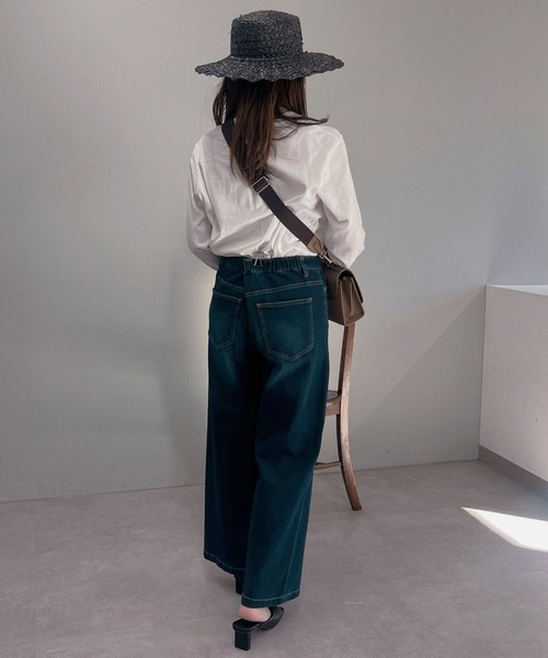 un dix cors（アンディコール）の「透かしなみなみハット（ハット・レディース・ブラック/ベージュ・FREE）」の8枚目の写真