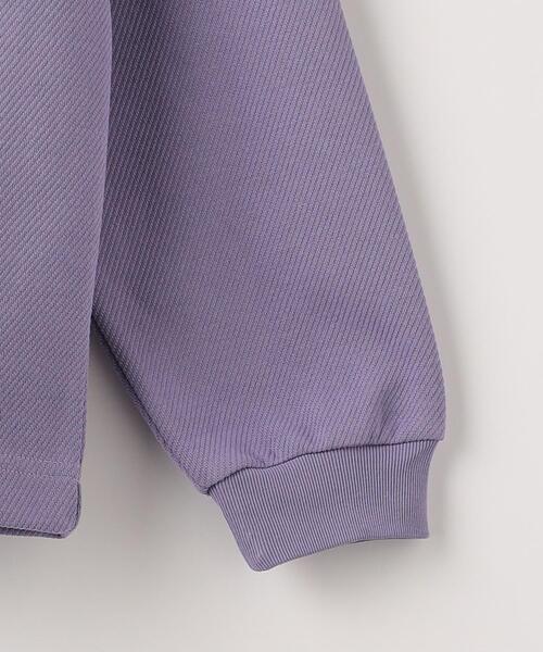 green label relaxing（グリーンレーベルリラクシング）の「GIZA ツイル クルーネック ロングスリーブ カットソー（Tシャツ/カットソー・メンズ・オフホワイト/ライラック/ブラック/ベージュ・S/M/L/XL）」の19枚目の写真