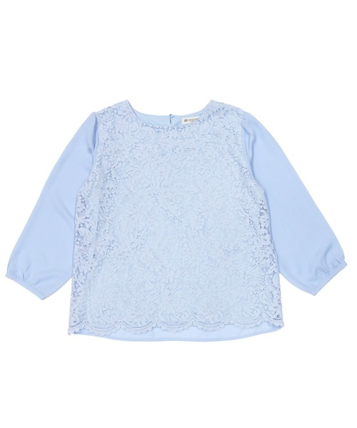 TOKYO SHIRTS(トウキョウシャツ)の「前身レース 七分袖ブラウス(シャツ/ブラウス・レディース・サックスブルー/ライトグリーン/アイボリー・M/L)」の19枚目の写真