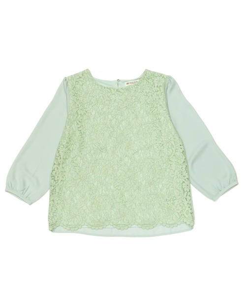 TOKYO SHIRTS(トウキョウシャツ)の「前身レース 七分袖ブラウス(シャツ/ブラウス・レディース・サックスブルー/ライトグリーン/アイボリー・M/L)」の20枚目の写真