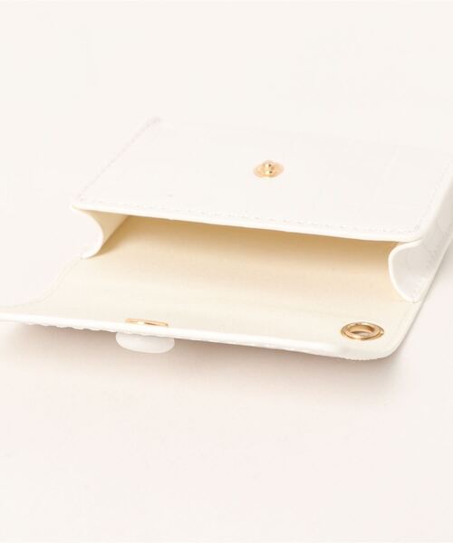 179/WG（イチナナキュウダブルジー）の「【ポーチ付き】ショルダートートバッグ（ショルダーバッグ・レディース・オフホワイト/ブラック/グリーン・FREE）」の4枚目の写真