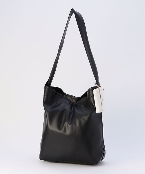 179/WG（イチナナキュウダブルジー）の「【ポーチ付き】ショルダートートバッグ（ショルダーバッグ・レディース・オフホワイト/ブラック/グリーン・FREE）」の11枚目の写真