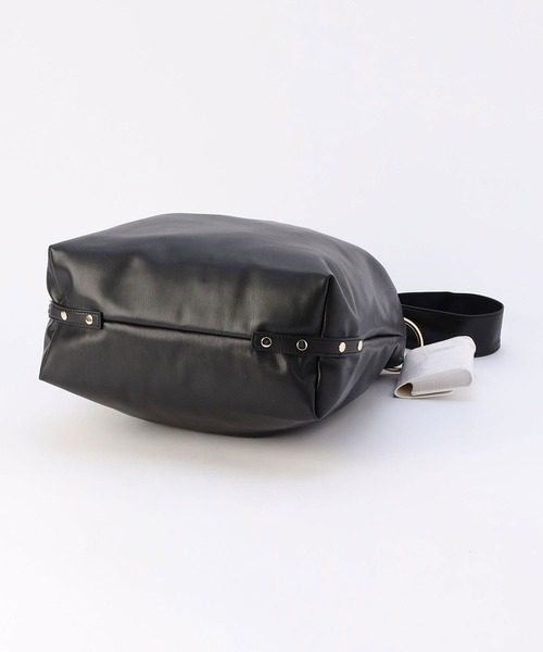 179/WG（イチナナキュウダブルジー）の「【ポーチ付き】ショルダートートバッグ（ショルダーバッグ・レディース・オフホワイト/ブラック/グリーン・FREE）」の14枚目の写真