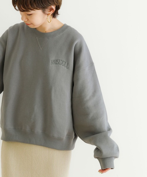 Russell Athletic（ラッセルアスレティック）の「『別注』RUSSELLATHLETIC×URBAN RESEARCH　Crew Neck Sweat（スウェット・レディース・グレー/ブラック/レッド・FREE）」の7枚目の写真