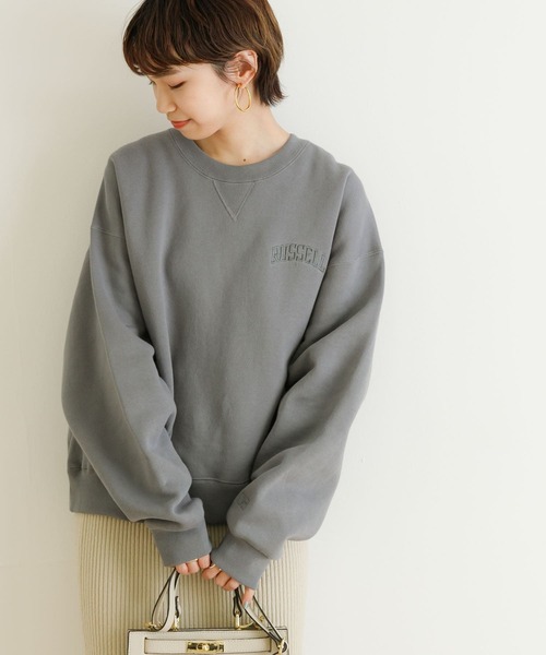 Russell Athletic（ラッセルアスレティック）の「『別注』RUSSELLATHLETIC×URBAN RESEARCH　Crew Neck Sweat（スウェット・レディース・グレー/ブラック/レッド・FREE）」の13枚目の写真