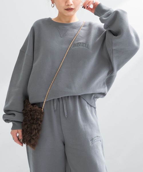 Russell Athletic（ラッセルアスレティック）の「『別注』RUSSELLATHLETIC×URBAN RESEARCH　Crew Neck Sweat（スウェット・レディース・グレー/ブラック/レッド・FREE）」の22枚目の写真