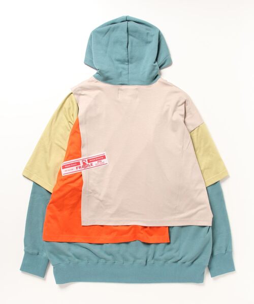 amok(アモク)の「amok /アモク/FRAGILE TAPE PARKA(パーカー・メンズ・ブルー・M)」の2枚目の写真