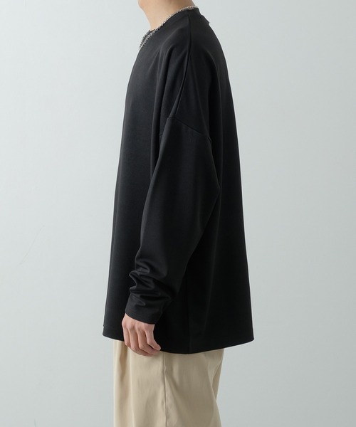 【NULL】ポンチドルマンスリーブ長袖Tシャツ