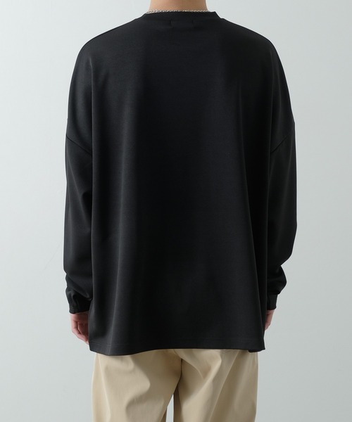 【NULL】ポンチドルマンスリーブ長袖Tシャツ