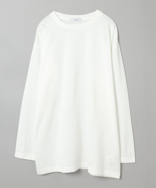 JEANASIS（ジーナシス）の「スムースシンプルロンTEE/192259（Tシャツ/カットソー・レディース・ブルー/ホワイト・FREE）」の2枚目の写真
