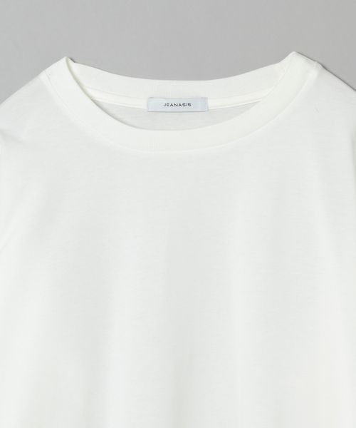 JEANASIS（ジーナシス）の「スムースシンプルロンTEE/192259（Tシャツ/カットソー・レディース・ブルー/ホワイト・FREE）」の5枚目の写真