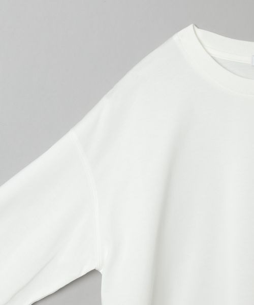 JEANASIS（ジーナシス）の「スムースシンプルロンTEE/192259（Tシャツ/カットソー・レディース・ブルー/ホワイト・FREE）」の4枚目の写真