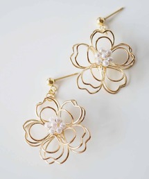 jolie minette/ワイヤーブロッサム ピアス